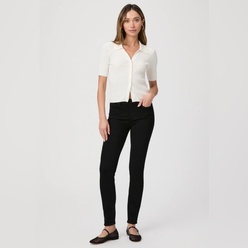 PAIGE Verdugo Ankle Skinny Jean Black Size 26